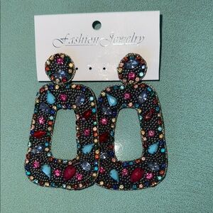 Colorful Statement Earrings